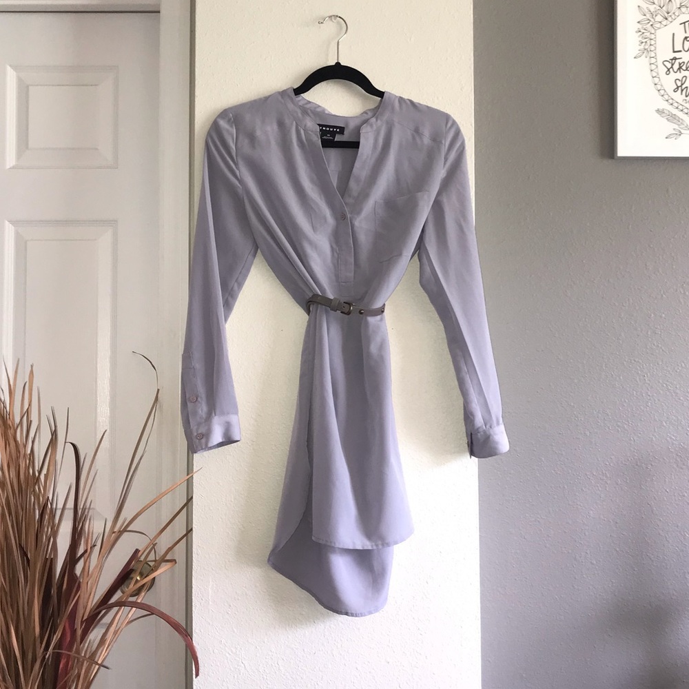 Trouve Shirtdress Grayish Purple
